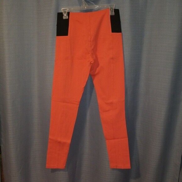 Chocolate Stretchy Skinny Pants Size L Orange - Picture 2 of 5